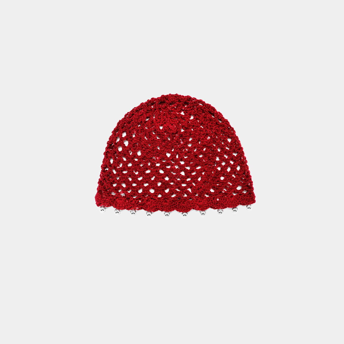KNITTED PEARL BEANIES