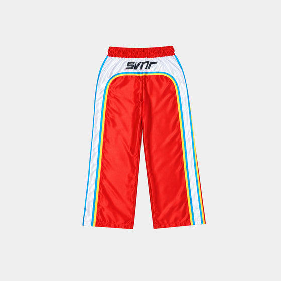 RED FLAME SVNR SATIN PANT