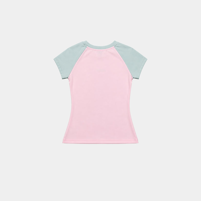 PINK SVNR BABY TEE