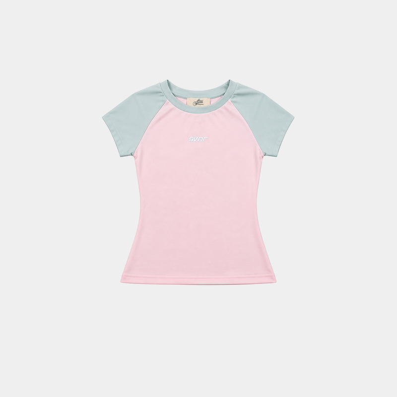 PINK SVNR BABY TEE