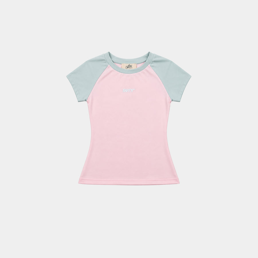 PINK SVNR BABY TEE