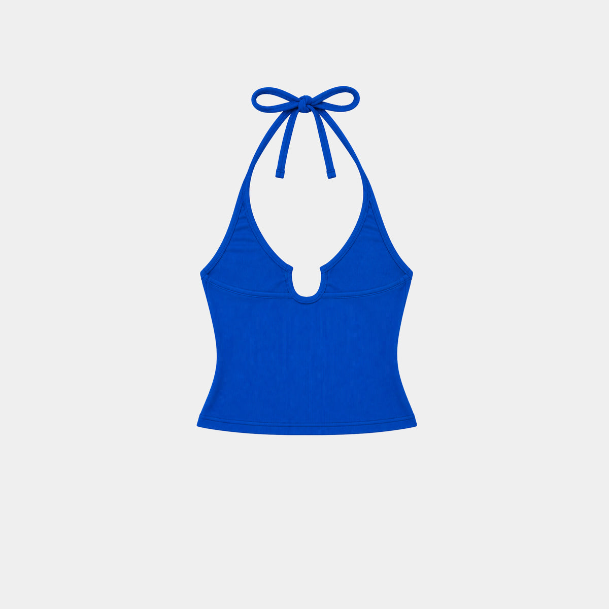 BLUE SVNR HALTER TANK TOP