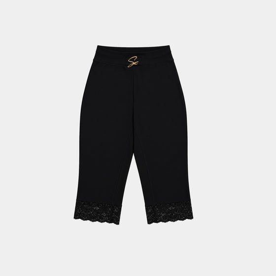 BLACK CAPRI SHORT