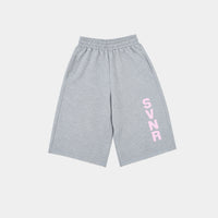 ASH/PINK SWEAT JORT