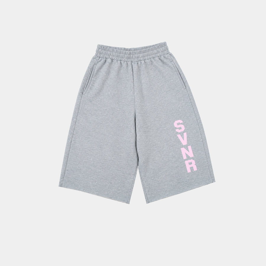 ASH/PINK SWEAT JORT