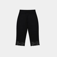 BLACK CAPRI SHORT