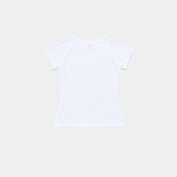 WHITE TWIN BABY TEE