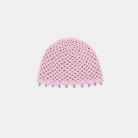 KNITTED PEARL BEANIES