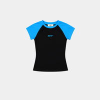 BLUE SVNR BABY TEE