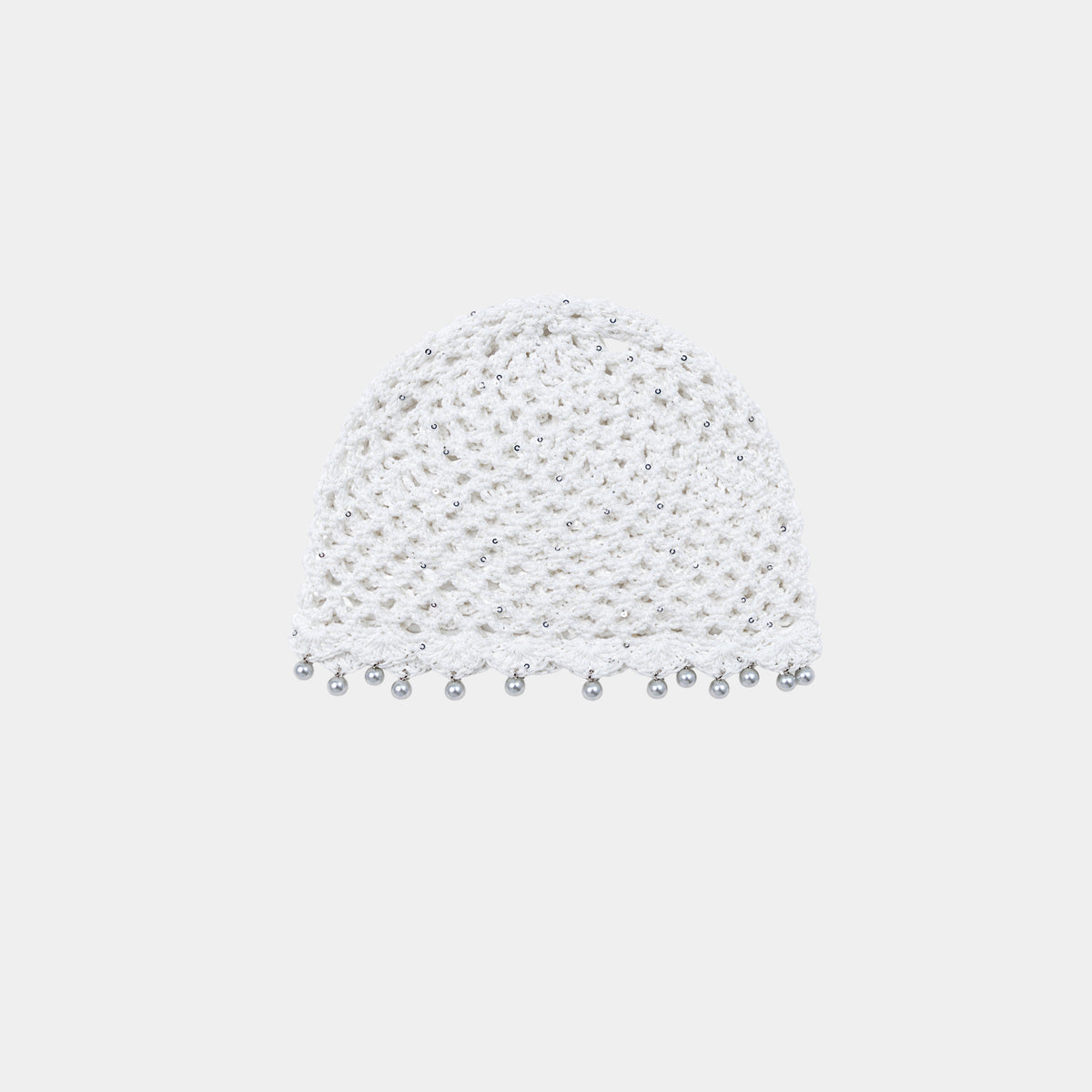 KNITTED PEARL BEANIES