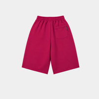 HOT PINK/YELLOW SWEAT JORT