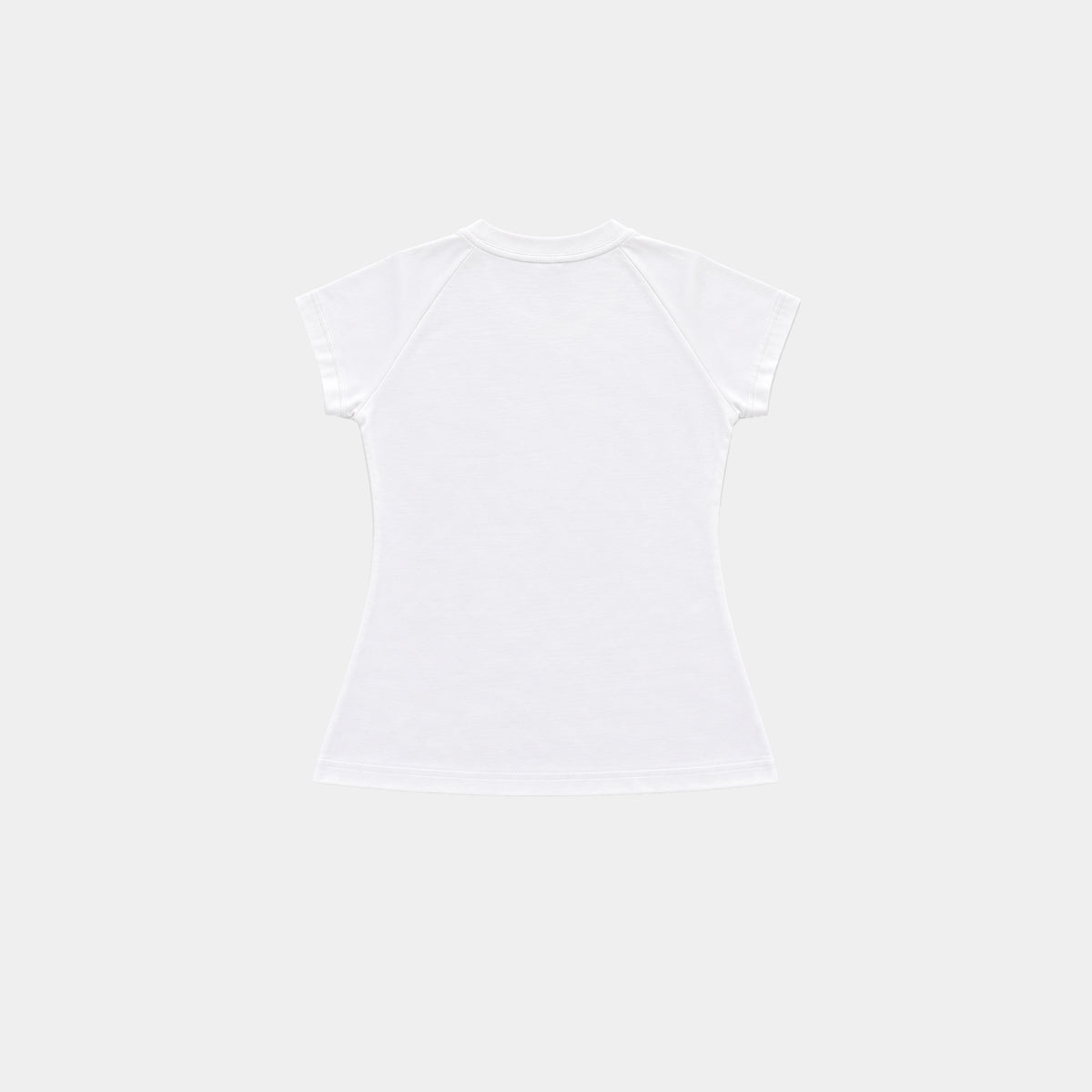 WHITE HEARTS SN BABY TEE