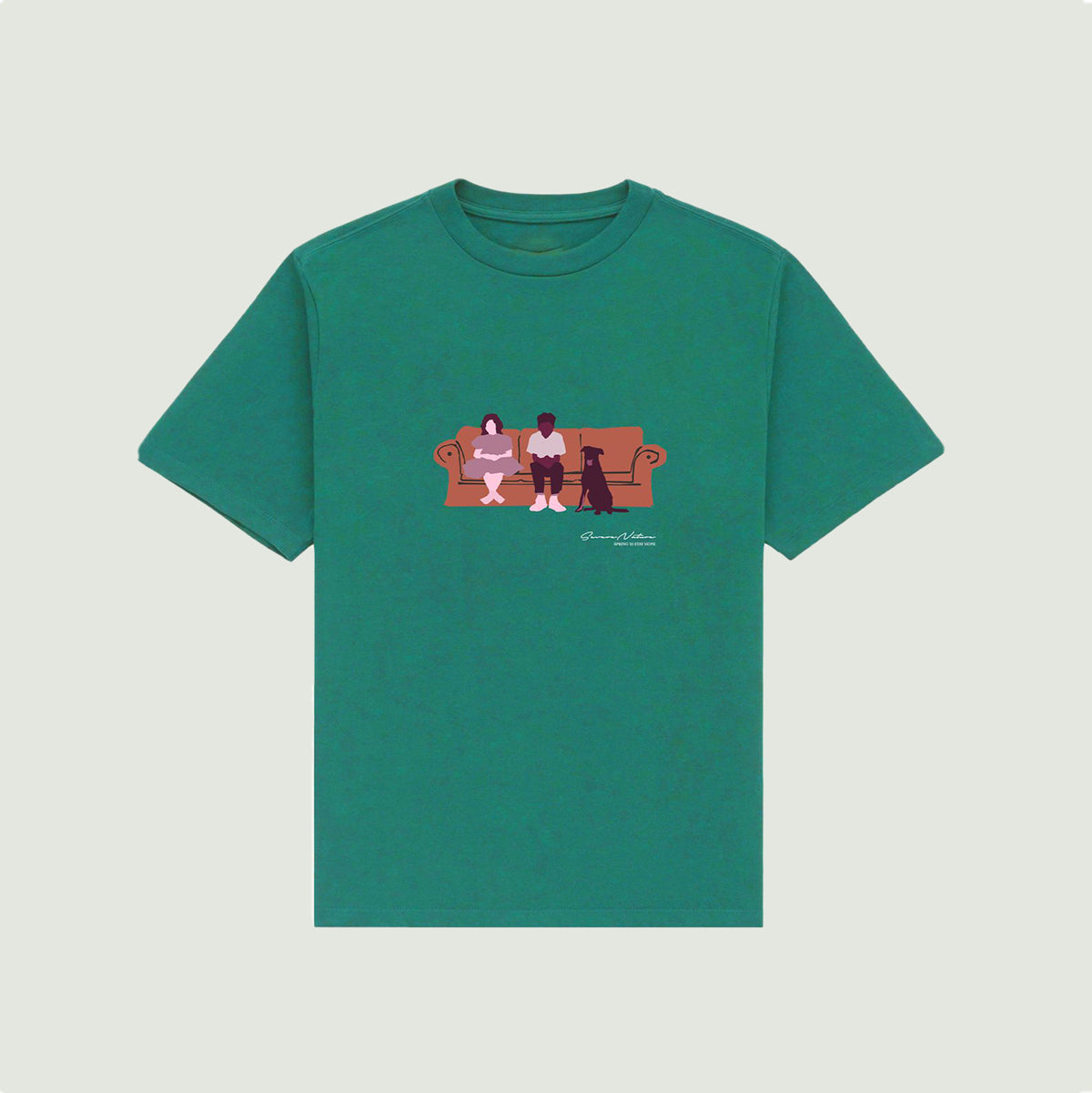 TOGETHER GRAPHIC TEE (GREEN)