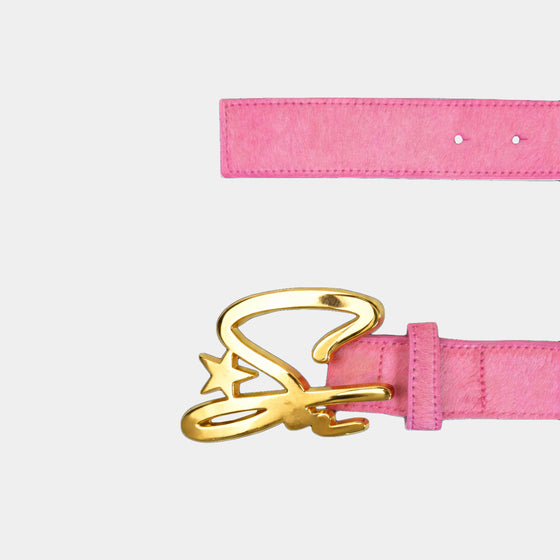 Pink S Star Belt