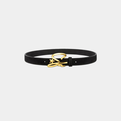 Black S Star Belt