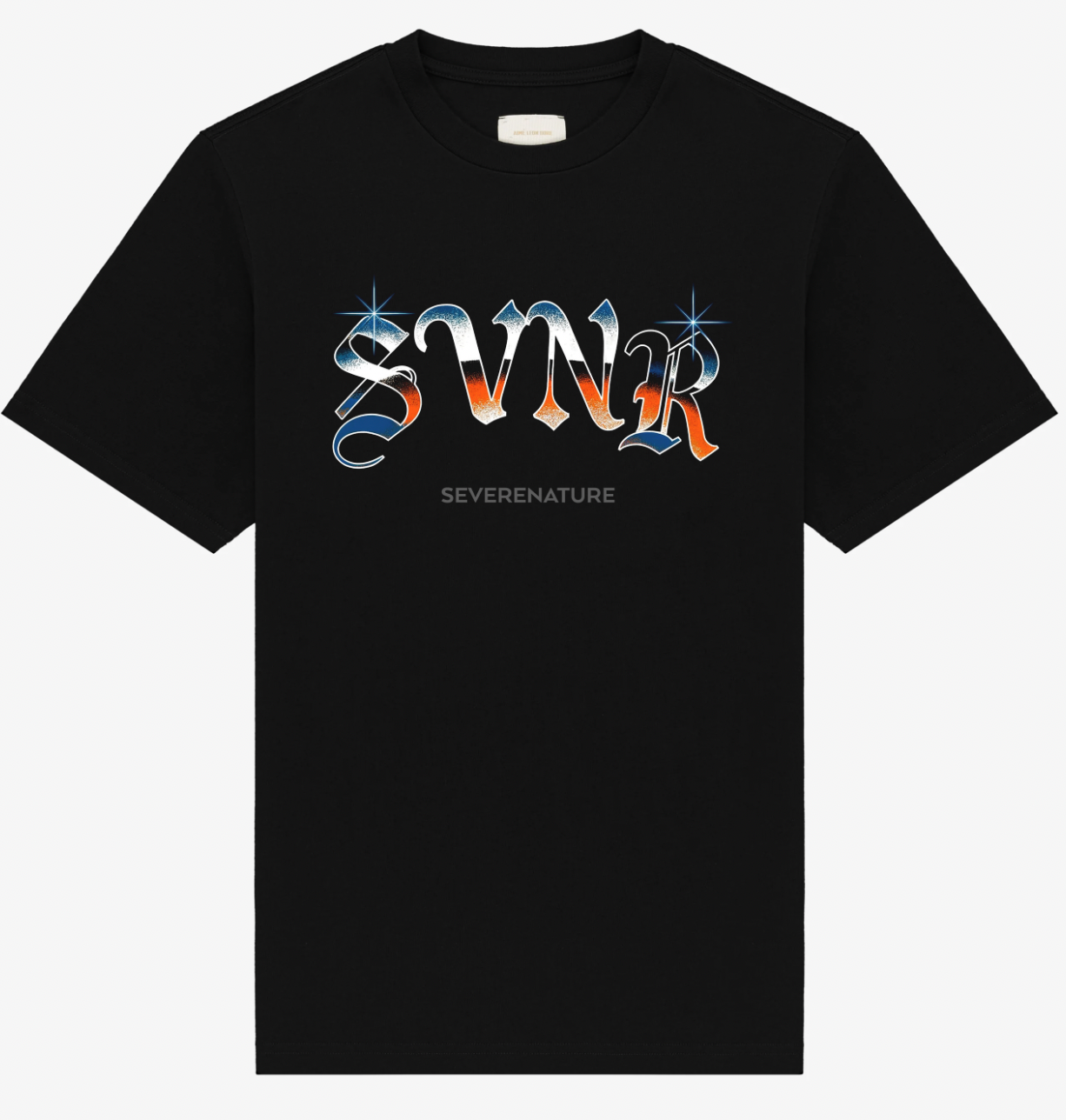 Black Chrome Surfer Graphic T-shirt