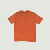 Bushman Figure Brown colored collar tee