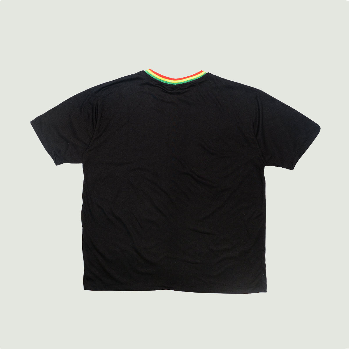Bushman Figure Black colored collar tee